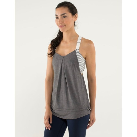 lululemon athletica Tops - Lululemon Rest Less Tank Top with Shelf Bra